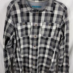 The North Face plaid shirt. Size L